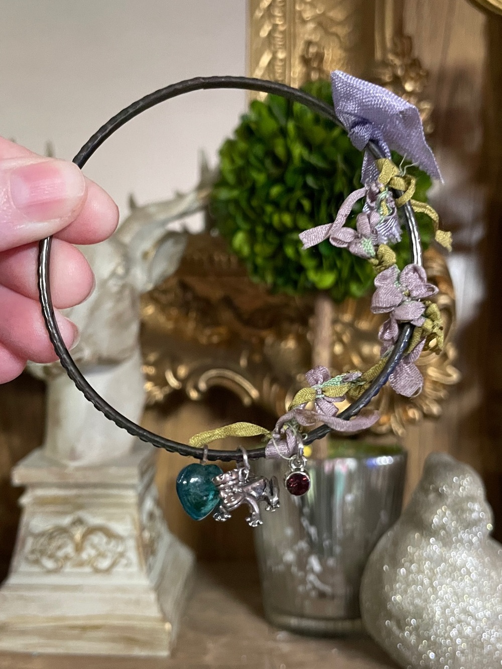 Bangle fairytale charm bracelet
